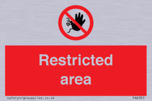 Restricted area