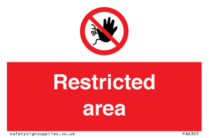 Restricted area