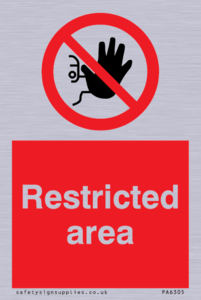 Restricted area
