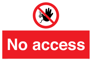 no access