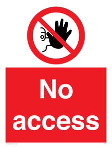 no access