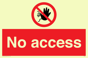 no access