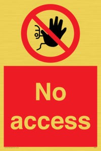 No access 