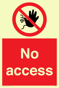 no access