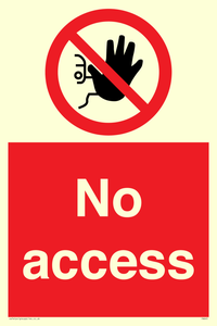 no access