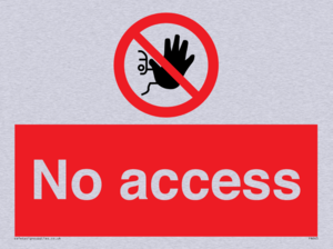 No access 