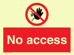 no access