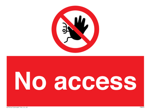 No access 