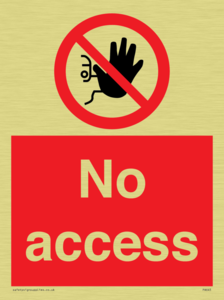 No access 