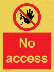 No access 