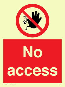 no access