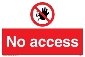 No access 