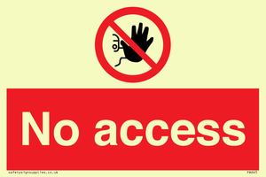 no access