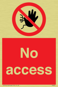 No access 