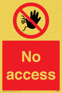 No access 