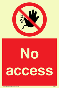 no access