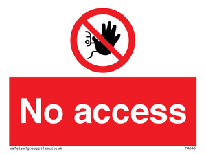 No access 