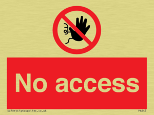 No access 