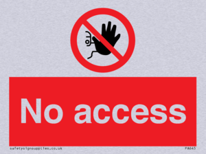 No access 
