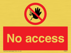 No access 
