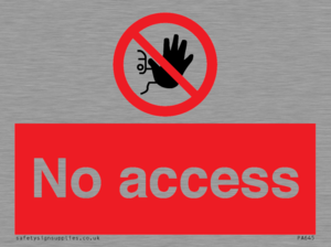 No access 