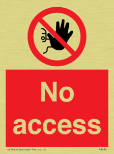 No access 