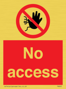 No access 