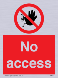 No access 