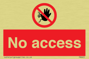 No access 
