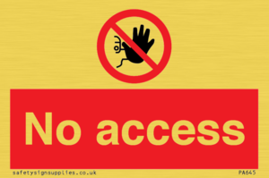 No access 
