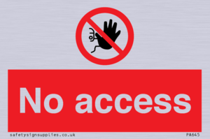 No access 
