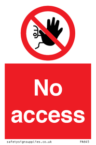 No access 