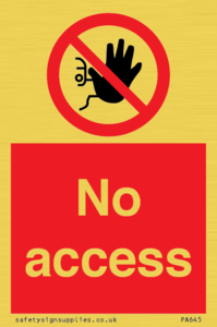 No access 