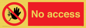 no access