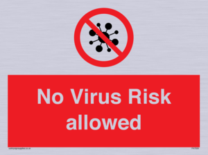 No Virus Risk allowed
