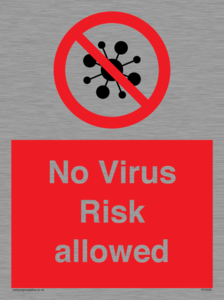 No Virus Risk allowed