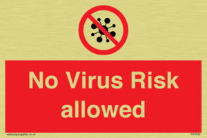 No Virus Risk allowed