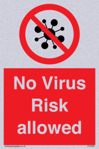 No Virus Risk allowed