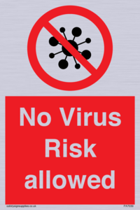 No Virus Risk allowed