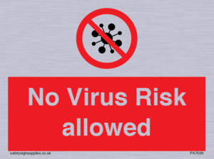 No Virus Risk allowed
