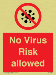 No Virus Risk allowed