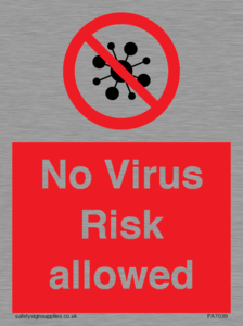 No Virus Risk allowed