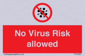 No Virus Risk allowed