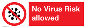 No Virus Risk allowed