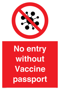 No entry without Vaccine passport