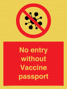 No entry without Vaccine passport
