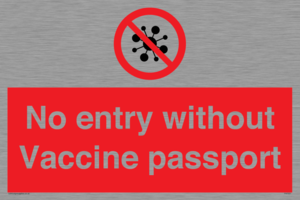 No entry without Vaccine passport