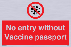 No entry without Vaccine passport