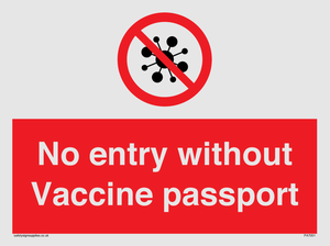 No entry without Vaccine passport