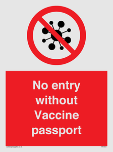 No entry without Vaccine passport